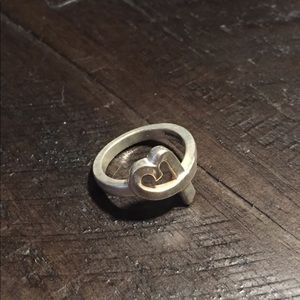 Tiffany & Co. Sterling Silver Heart Ring